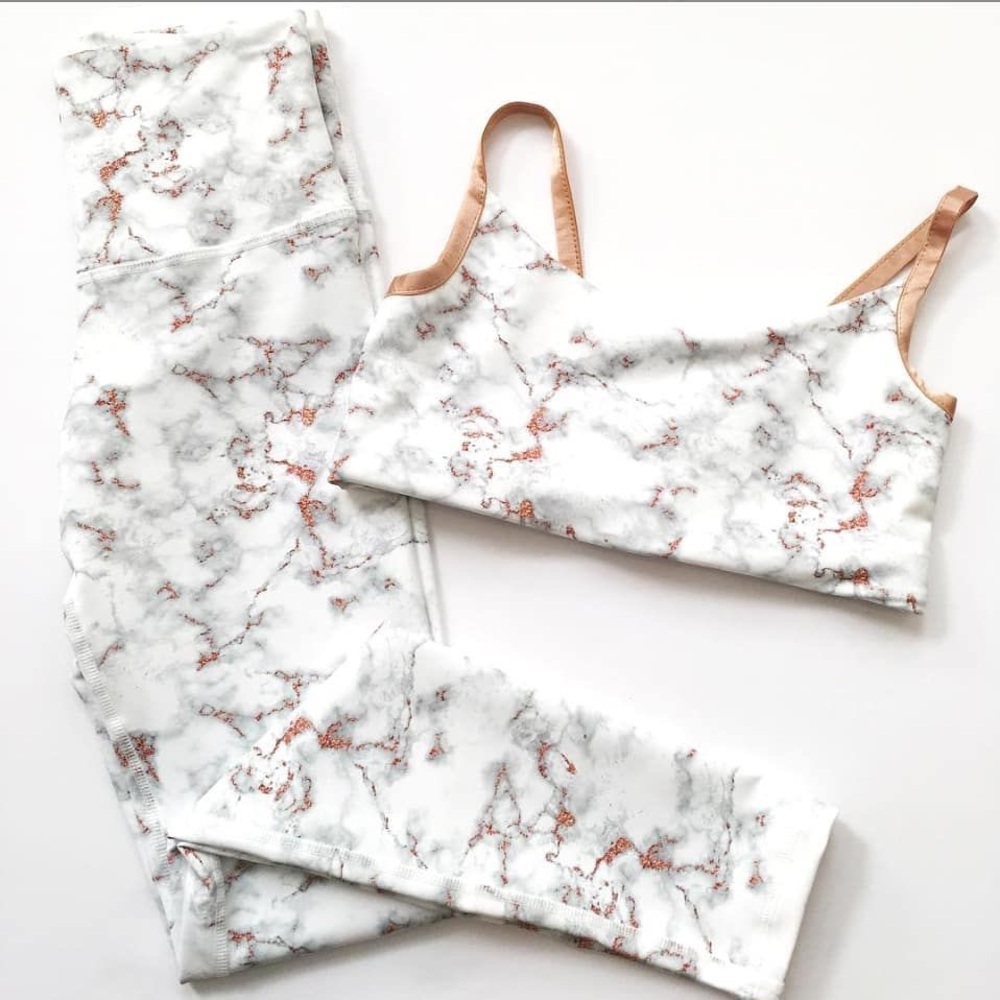 NWT DYI Marble Leggings